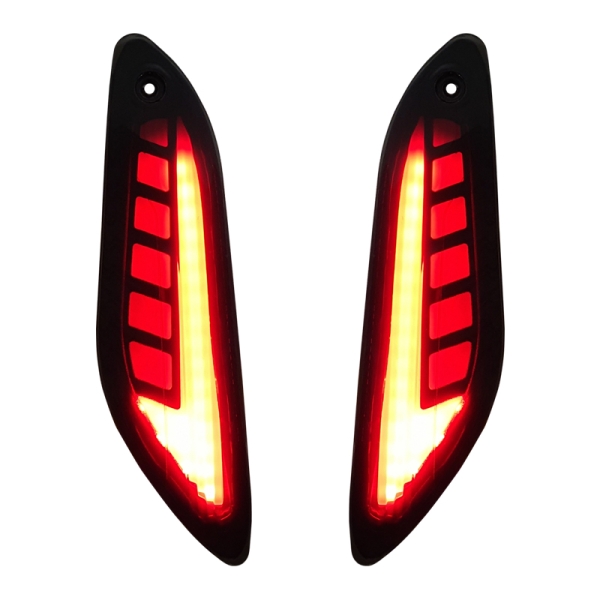 LED-Blinker-Set hinten - GASOLINA - Vespa Primavera/Sprint 50-150 ccm (ab Bj. 2013) - smoked